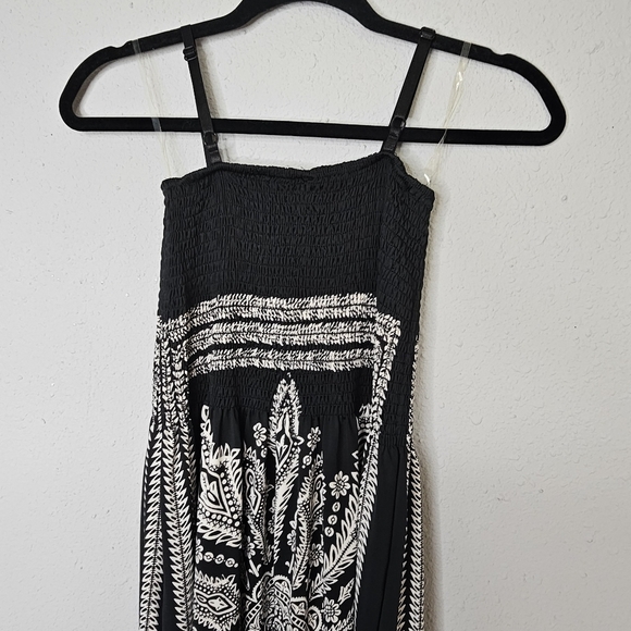 Shoreline Black White Mandalla Bandana Fit Flare Size S/M - Picture 6 of 8